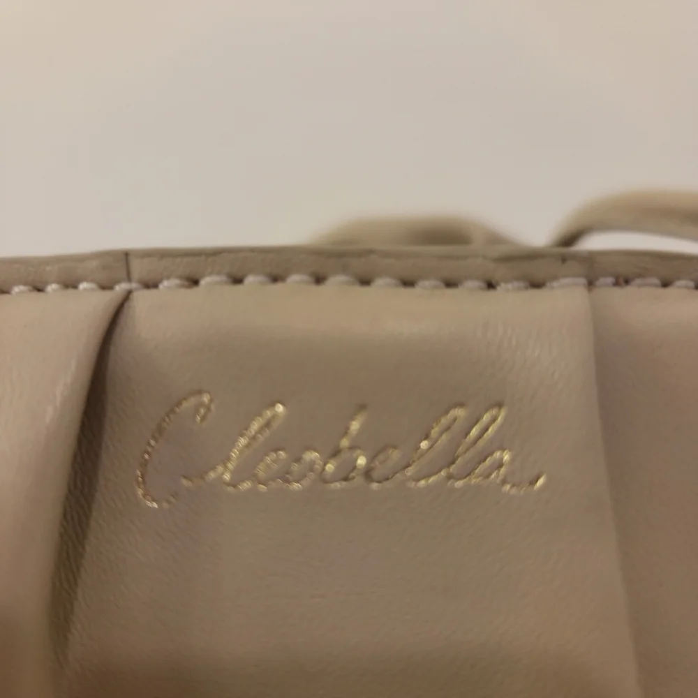 Cleobella Cambria Ruffle Bucket Shoulder Bag- In Beige - Picture 2 of 10